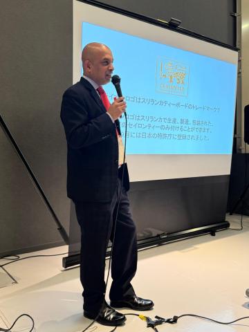 SLBCJ Secretary, Mr. Chandika Perera Representing EXPO 2025 in Osaka.