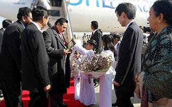 SLBCJ's participation in the visit to Japan of HE The President Mahinda Rajapakse, in March 2013