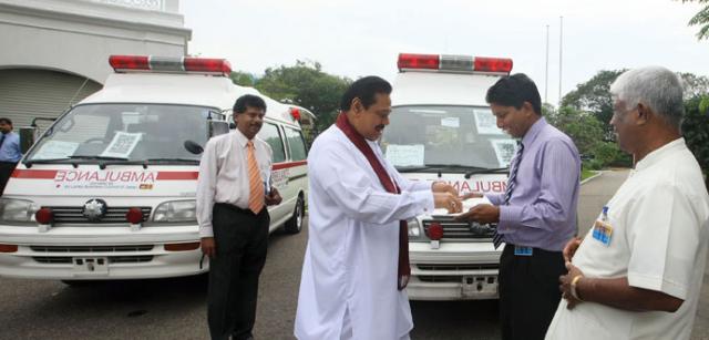 Japan donates two fully-equipped ambulances