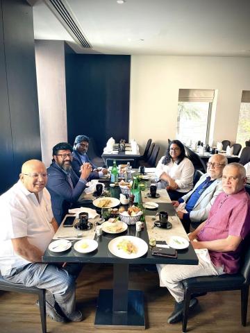 SLBCJ International Director Mr. Sajeev Rajaputhra had a meeting regarding the establishment of an International 
Federation of Business Councils