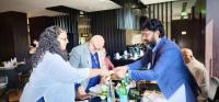SLBCJ International Director Mr. Sajeev Rajaputhra had a meeting regarding the establishment of an International 
Federation of Business Councils