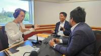 SLBCJ President & Vice President for Chiba Prefecture Attended Tokyo FM Radio Station.