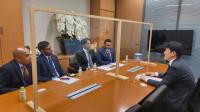 SLBCJ Meeting with Parliamentary Member Yamaguchi San to Discuss the SLBCJ 20th Anniversary event on October 9th, 2023.